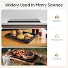 QIUTMER Noodle Board Stove Covers with Built-in Handles Farmhouse Decorative Wooden Tray for Kitchen Durable Extra Thick Pine Wood Handmade Cookware Electric Gas Stove Top Cover (30x22x2.5 in) #1