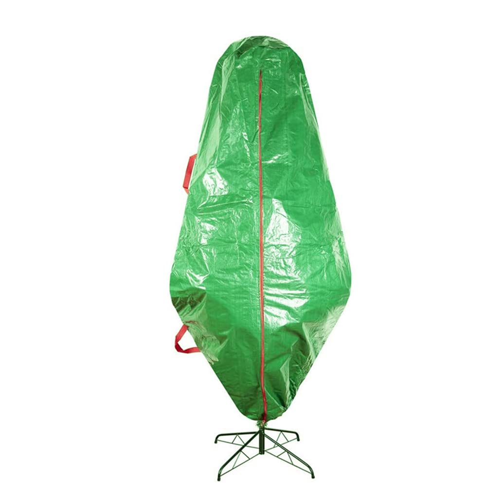 Tannenbaumhülle Weihnachtsbaumhülle Aufrechte Weihnachtsbaum Aufbewahrungstasche, Aufbewahrung Tasche mit Tragegriff Weihnachtsbaum Transporthülle Tannenbaum Aufbewahrung Tasche (114 * 254cm)