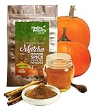 Pumpkin Spice Matcha Green Tea Powder, Organic Japanese Premium Grade, Packed with Nutrients and Antioxidants, Boosts Your Metabolism And Tastes Great, [113.75g, 4.01oz, 25 Servings]