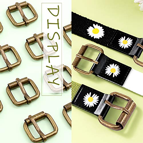 Swpeet 60Pcs Heavy Duty 3/4 Inch - 20Mm Bronze Multi-Purpose Metal Roller Buckles Metal Rings For Belts Hardware Bags Ring Hand Diy Accessories Keychains Belts And Dog Leash(Bronze, 3/4 Inch) #TOP5