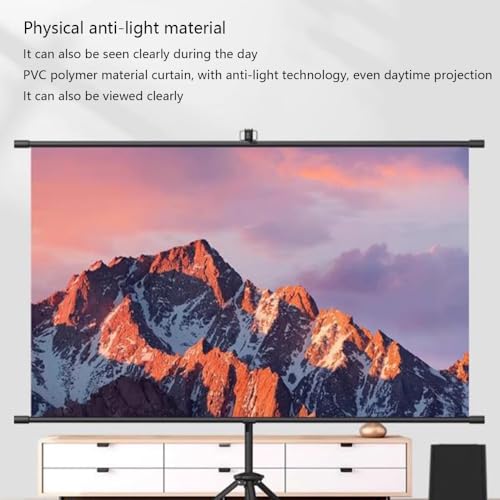 Pantalla de proyección manual 60 pulgadas 16:9 portátil miniatura 4