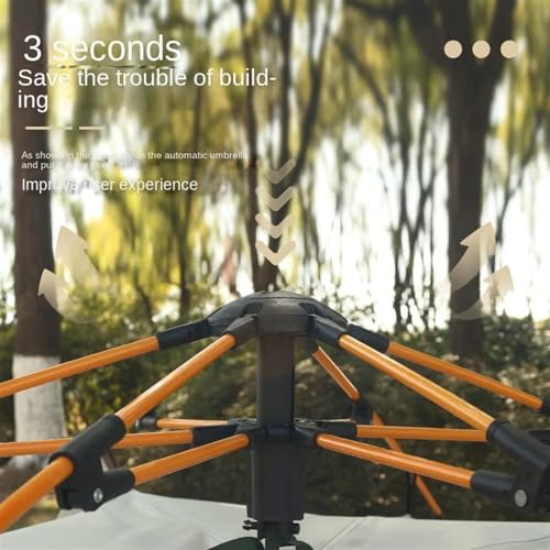 Carpa automática para 3-4 personas, ultraligera y portátil miniatura 3