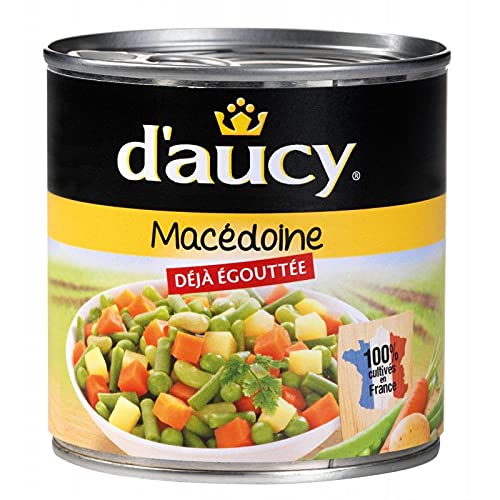 D'AUCY - Macedoine Déjà Égouttée 265G - Lot De 4