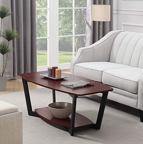 Living Room Coffee Table with Powder Coated Metal Stability Frame Legs Living Room Coffee Table with Powder Coated Metal Stability Frame Legs