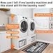 GDLF Washer and Dryer Pedestals, Universal Fit Washer and Dryer Stand with Pull-Out Shelf, 58.1