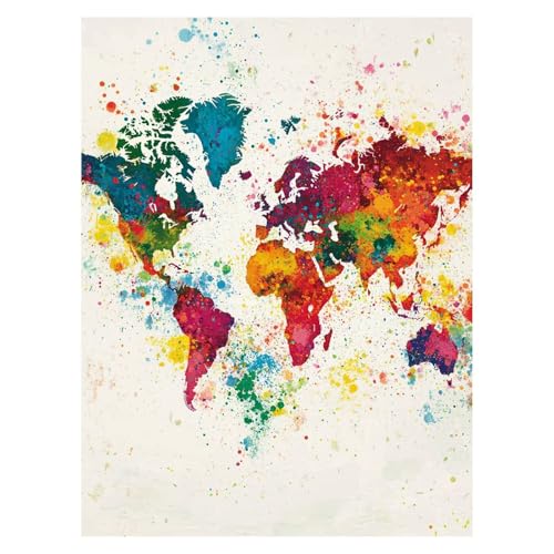 G En} Painting by Numbers  yCgoCio[ Lbg 70 x 95 CM G|Lbg ƃuVƃJt LoXG ʊG̋ Paint by Numbers Ƃ̕ǂ̑zf[Mtg