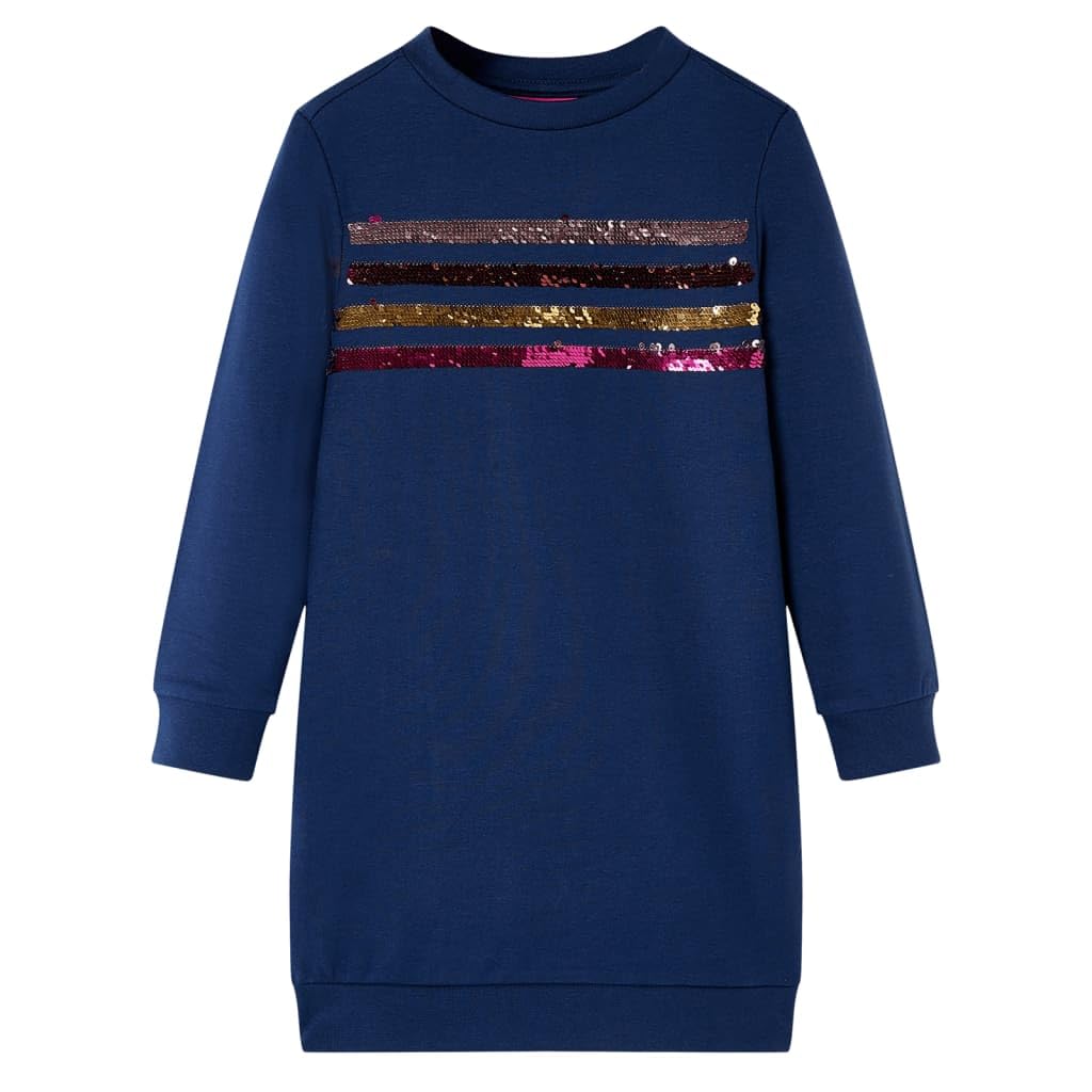 vidaXL Vestido de Sudadera para niños Vestidos de Sudadera para niños Vestido Sudadera para niñas