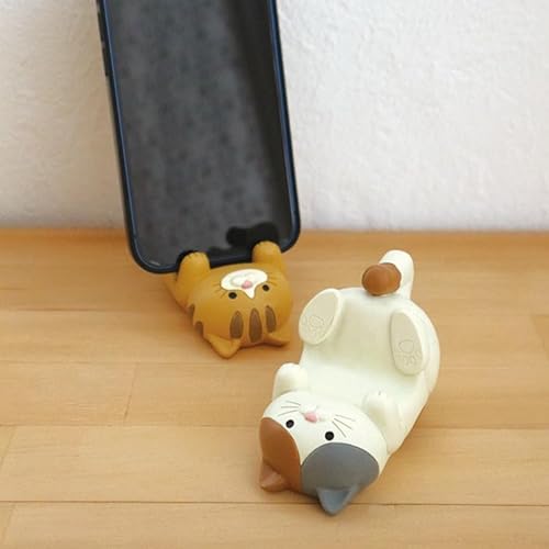 Suillty Unique Cute Cell Phone Stand Car Holder Cool Fun 3D Cartoon Cat Rabbit Animal Design Mobile Phone Tablet Bracket For Desk Compatible With All Smartphones For Children Gift Home Decor thumb #5