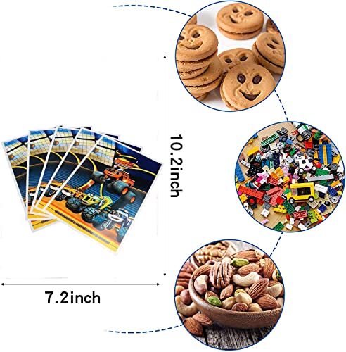 Fuxingzhao Blaze Monster Party Birthday Supplies, Monster Machine Theme Party Tableware With Pennant, Tablecloth, 20 Gift Bags,20 Disposable 7 Inches Paper Plates For Kids Birthday Party Decorations #TOP2