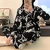 Cartoon Printed Pajamas for Women Girls Long Sleeve Shirt with Pj Pants Sleepwear Home Wear 2 Piece Pajama Sets - Image 5