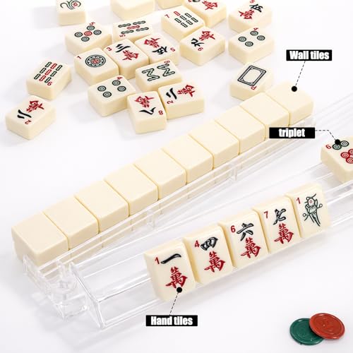 Set de 4 Racks para Mahjong con Empujadores miniatura 5