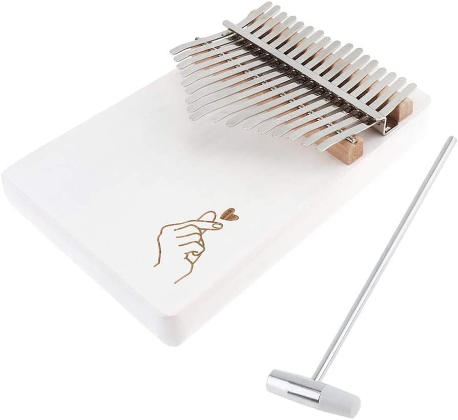 Générique Mini Doigt Kalimba Pouce Piano 17 Touches Pouce Piano Kalimba Blanc Doigt en Forme De Coeur Solide Placage Pin… - Les Beatles, Paul McCartney, John Lennon, RIngo Starr, George Harrison Générique Mini Doigt Kalimba Pouce Piano 17 Touches Pouce Piano Kalimba Blanc Doigt en Forme De Coeur Solide Placage Pin… – Image 6
