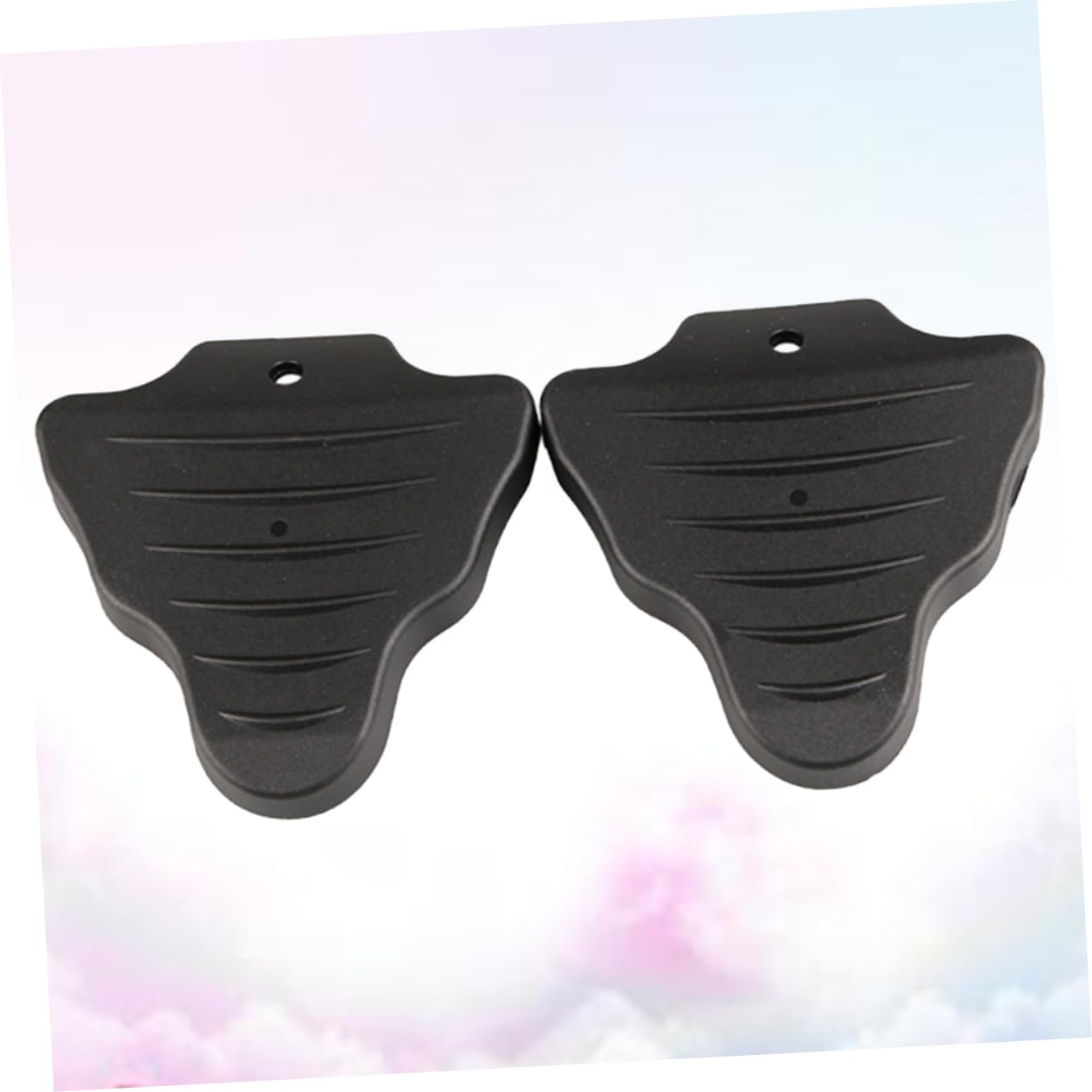 BESPORTBLE Cycling Pedal Accessories 2 Pack Self-Locking Pedal Cleats Protective Covers for Fixed Floating Cleats