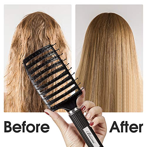 Bsisme Hair Brush, Professional Curved Vented Brush For Faster Blow Drying For Women thumb #3