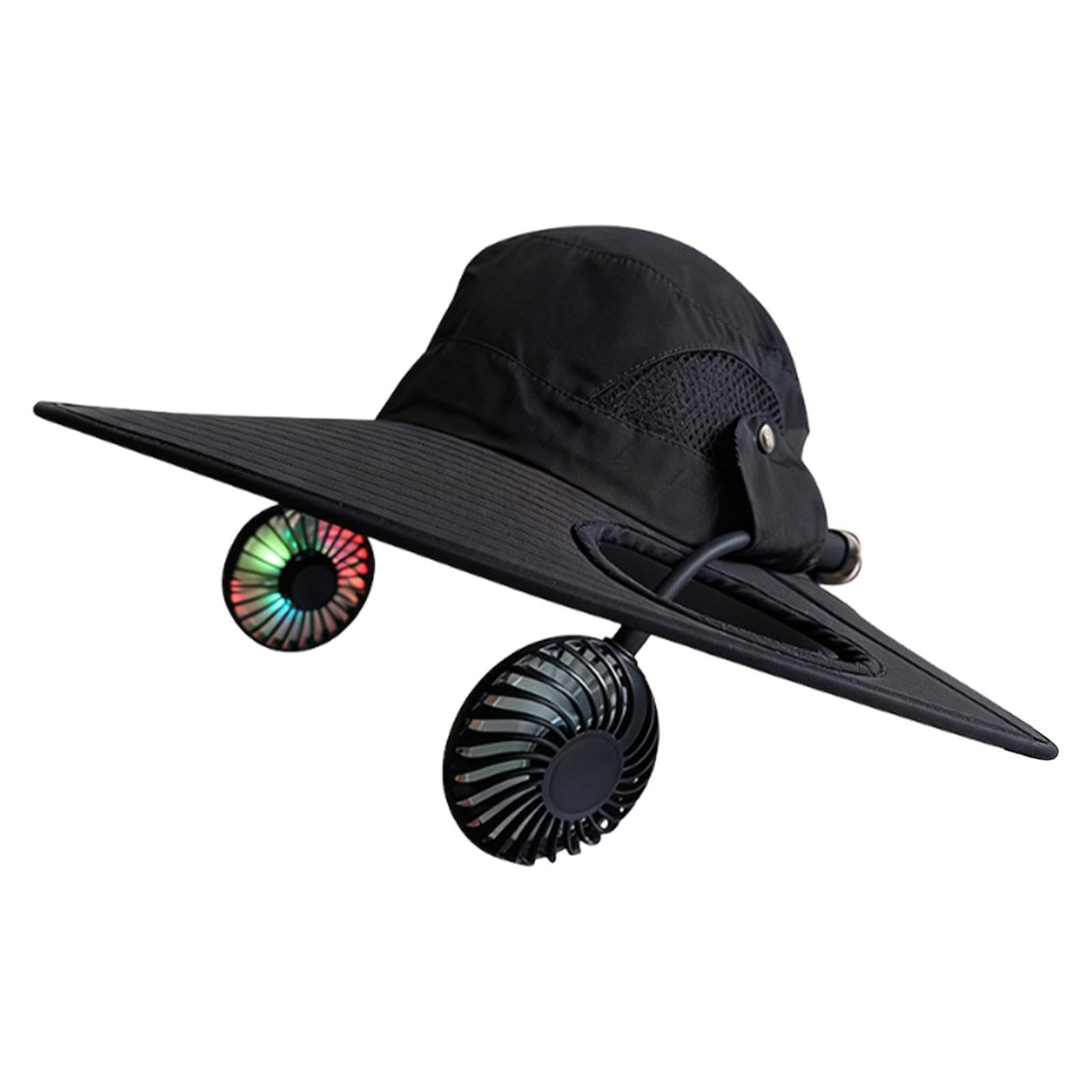 Cappello da Sole con Ventilatore Impermeabile Portatile Rinfrescante | Cappello Parasole con Protezione UV per Uomo, Donna, Pesca, Campeggio, Viaggio, Escursionismo, Giardinaggio, Golf