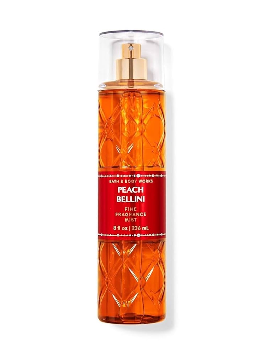 Bath and Body Works Fine Body Fragrance Mist 8 Fluid Ounce (Peach Bellini)