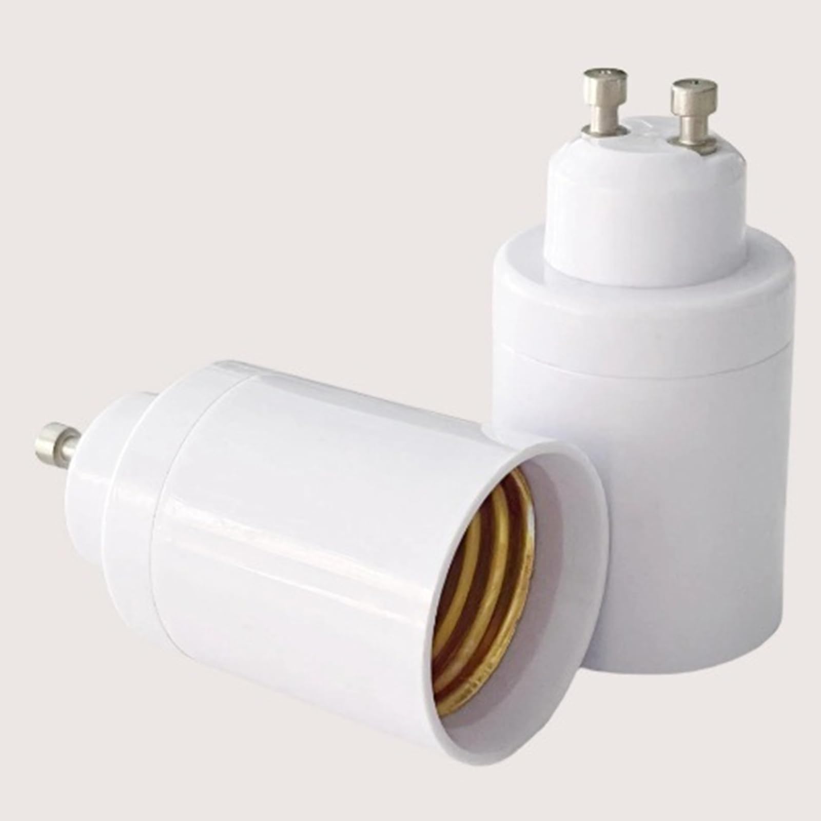 Adaptateur convertisseur GU10 vers E27 – Douille d'ampoule LED pour usage domestique Base à visser pour une installation facile Compatible avec diverses ampoules LED Solution d'éclairage idéale