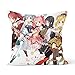 Housse de Coussin taie,animé Puella Magi Madoka Magica,Home Chambre Coussin décoratif Taille 18x18 Pouces 45x45cm