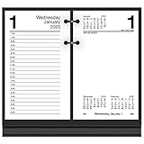 AT-A-GLANCE 2020 Daily Desk Calendar Refill, 3-1/2