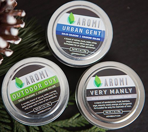 Solid Cologne | Woodsy, Fruity Men's Fragrance For Metro Gentlemen – Best Solid Cologne - Vegan, Cruelty-Free, Portable, Tsa Approved Cologne, Manly Scent – Father’s Day Gift Idea | 1Oz | (Urban Gent) #TOP4