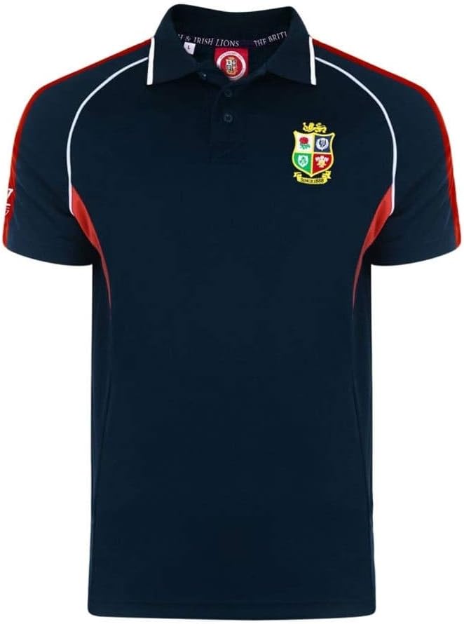 British & Irish Lions NZ 2017 Winger Polo Navy (S-3XL) (SMALL)