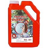 Lulu Home Bubble Concentrated Solution, 1 L/ 33.8 OZ Bubble Refill Solution for Kids Halloween Parties, Bubble Machine, Giant Bubble Wand, Bubble Blower Toys