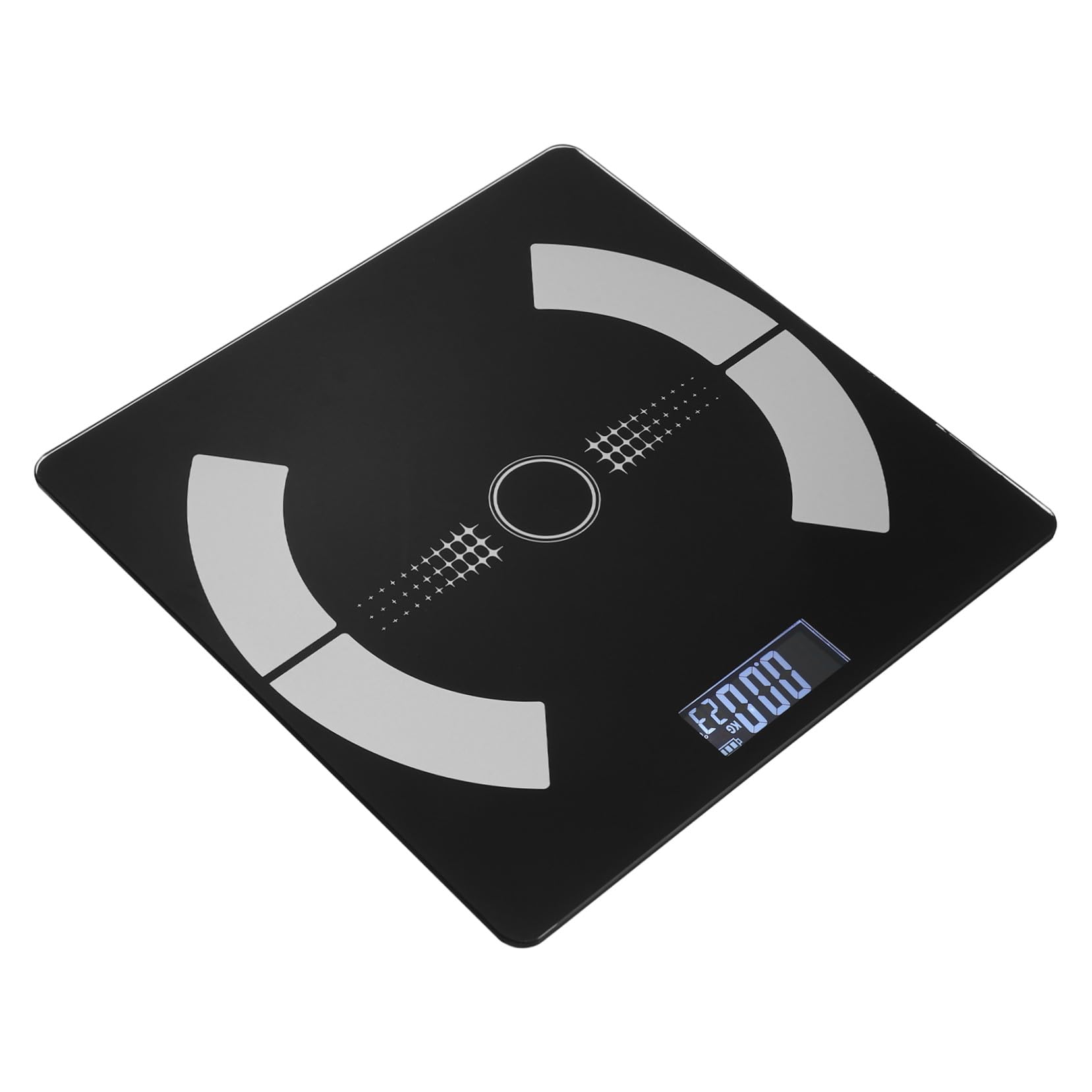 Báscula de Composición Corporal Digital para Hogar, Vidrio Negro | Alta Precisión, Pantalla Digital Fácil de Leer, para Entusiastas de Fitness y Salud