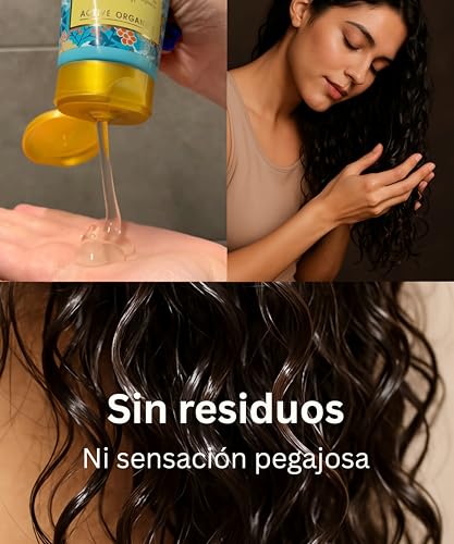 Gel de Rizos definidos con Hidrolato de Espino Amarillo Orgánico - Método Curly Define sin Apelmazar, Controla el Frizz - 200 ml - imagen 4