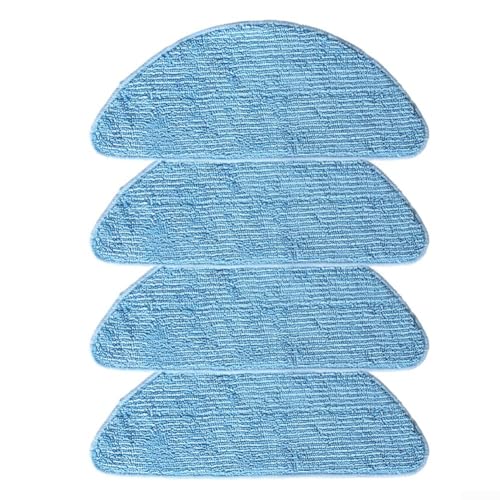 Paquete de 4 o 10 trapos de repuesto para aspiradora Honiture Robot para limpieza de suciedad y polvo (4 unidades)