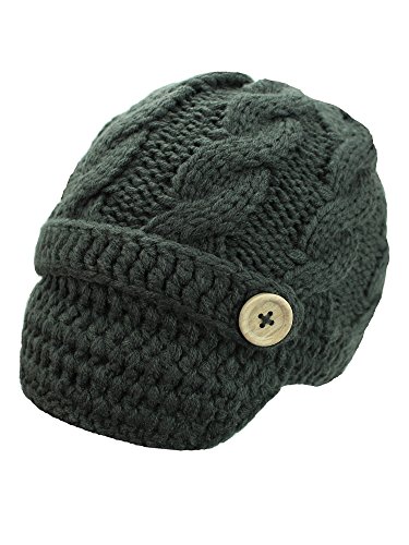 Cable Knit Newsboy Cabbie Hat & Scarf Matching Set3