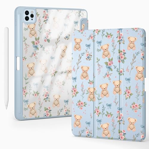 Coque iPad 2025 11e génération transparente pour le bureau