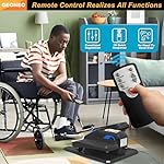 Under Desk Elliptical Machine, Electric Elliptical Exerciser for Senior, Quiet and Small Electric Seated Pedal Exerciser for Home with Remote Control and 12 Adjustable Speeds - Image 5