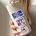 60pcs Kpop Demon Movie Hunters Stickers for kdis,Waterproof Vinyl Kpop Demon Movie Hunters Decal for Teen Girl Adult Laptop Water Bottle, Skateboard Phone Guitar Travel Case Bike Notebook Helmet