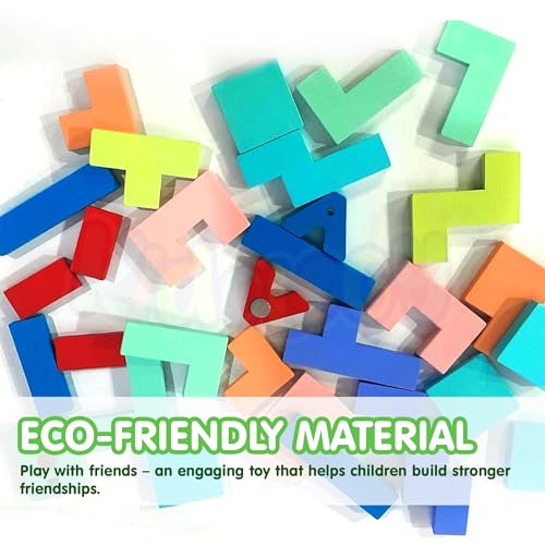 Kidology Montessori Educational Magnetic Letter Tangram Puzzle for Kids ...