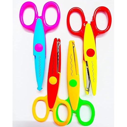 Freedy Designer Shape Scissors Pack of 4