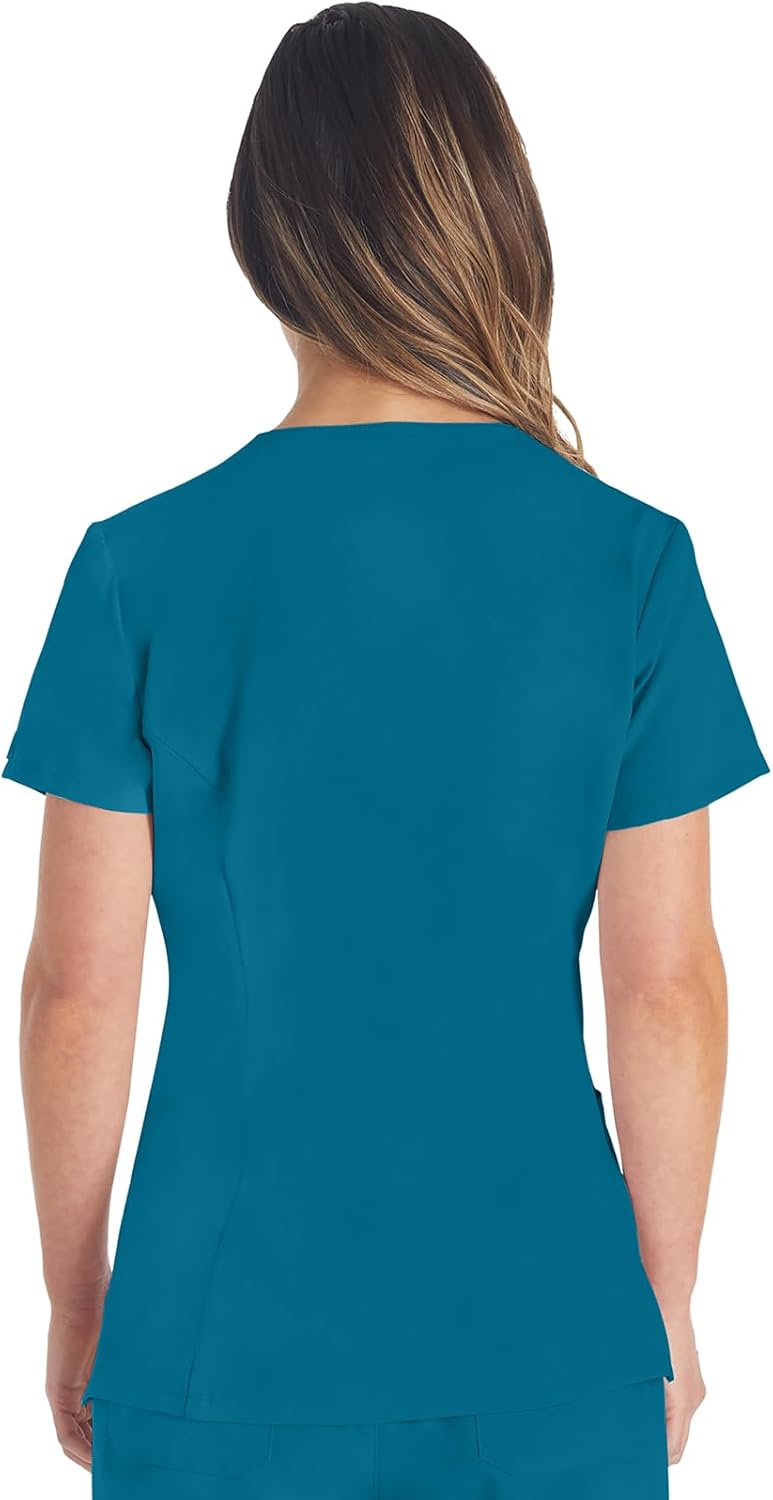 Dickies Women's Scrub Top V-Neck Top with 2 Pockets, Moisture Wicking and 360° Stretch Fabric - DK615 - Image 5