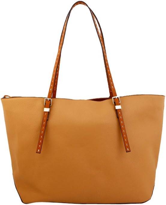 DailyLook Women's, Minimalist Equestrian Tote, tan