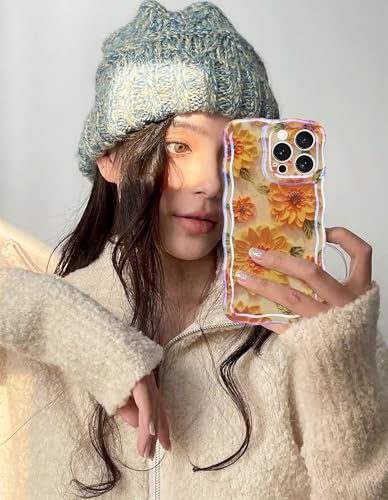 Coque iPhone 11 Pro Max fleur antidérapante vagues contre les chutes - 7