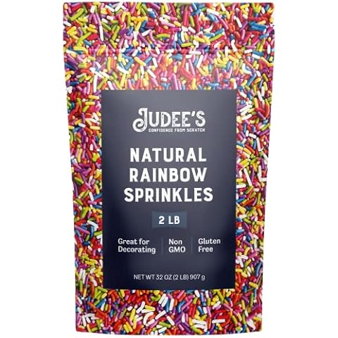 Judee's Gluten Free Rainbow Sprinkles 2 lb Cover