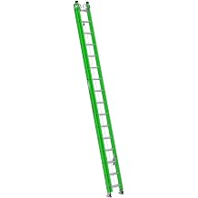 32ft Werner AERO Fiberglass Extension Ladder with Cable Hook & V-Rung, Type IAA, B7132-2X9085