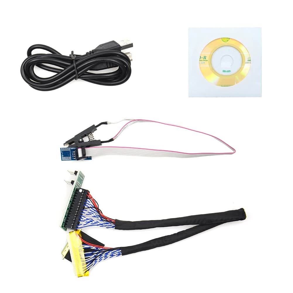 EZP2023 + Programmatore SPI Flash ad alta velocità Set + 12 Adattatori Supporta 24/25/93/95 EEPROM Bios 25T80 Incisione Offline Copia