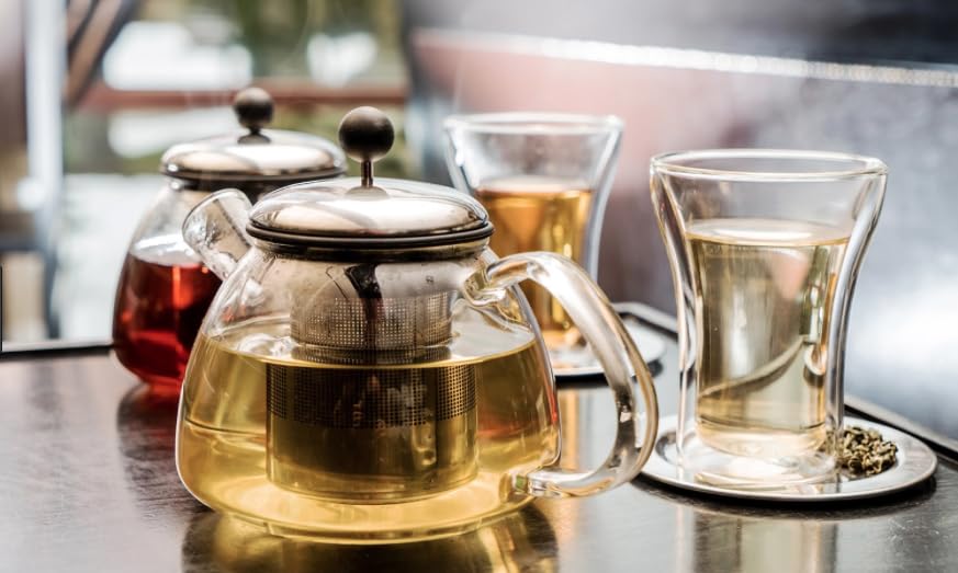 Miniatura 9 de Denise's Fine Tea, USDA Organic, Sencha Kyoto Cherry Rose, Té verde saborizado, hoja suelta (3.53 oz)