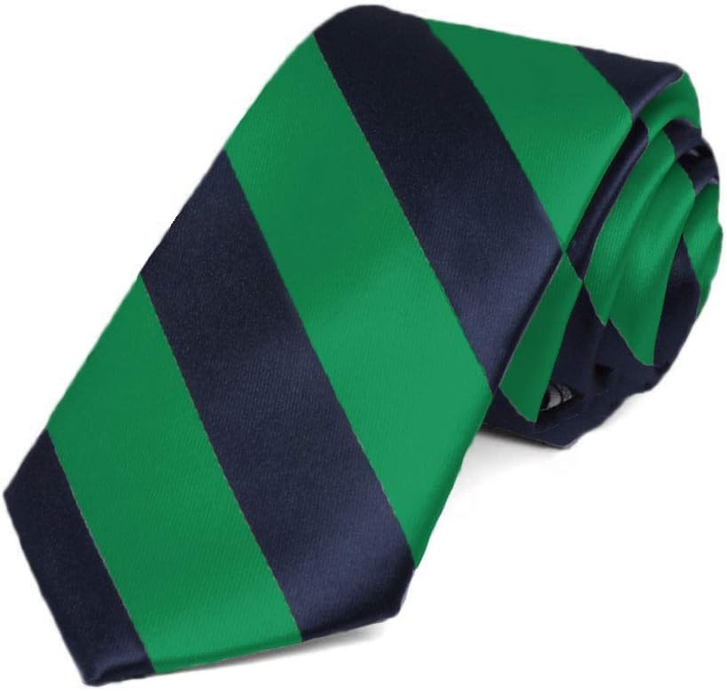 tiemart Striped Slim Tie, 2.5" Width