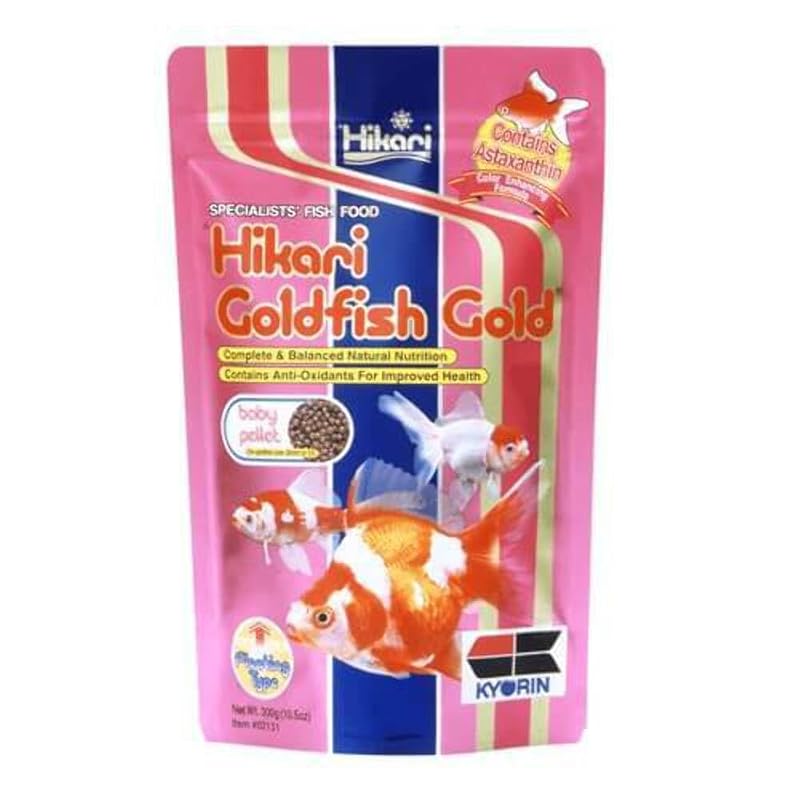 Hikari Gold Baby Pellets Flutuantes para Koi e Peixes de Lago, 298 g