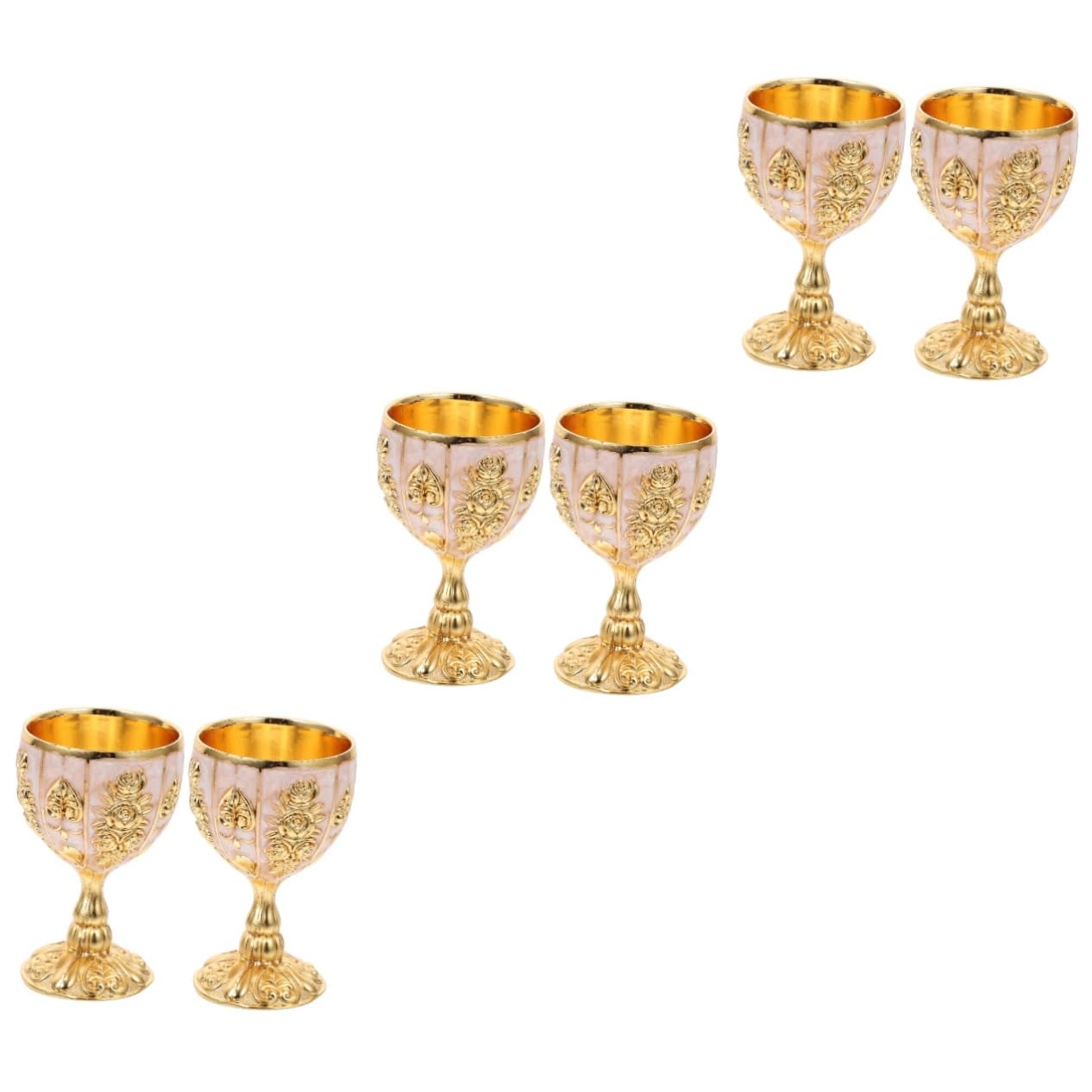 Coupes à vin vintage pour cadeau de crémaillère et décoration de table unique