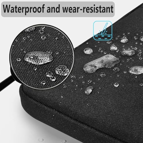 Hseok Laptop Shoulder Bag 15-15.6 inch Shockproof Water-Resistant HandBag with Small Case Compatible with MacBook Pro Neo 16" M5 M4 M3 M2 M1, Mac Pro Air 15", XPS 15/16, Most 15" 15.6" 16",Black by Hseok - Image 4