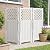 Flamaker Outdoor Privacy Fence Screen Lattice Mesh Outside Screen Enclosure Balcony Panels Wall Air Conditioner Fence Trash Can Pool Equipment Enclosure for Yard Patio Backyard, White