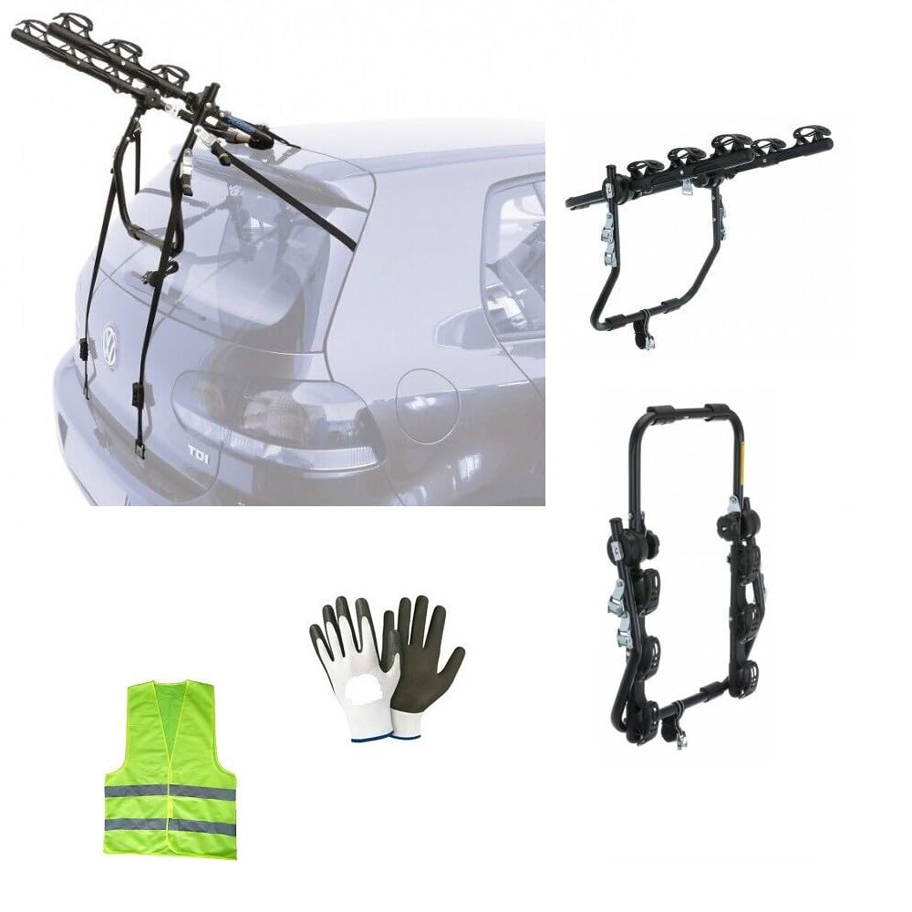 Portabici Auto Posteriore G3 Compatibile Dacia Duster 5p 14-17 3 Bici Acciaio 45kg Cinghie