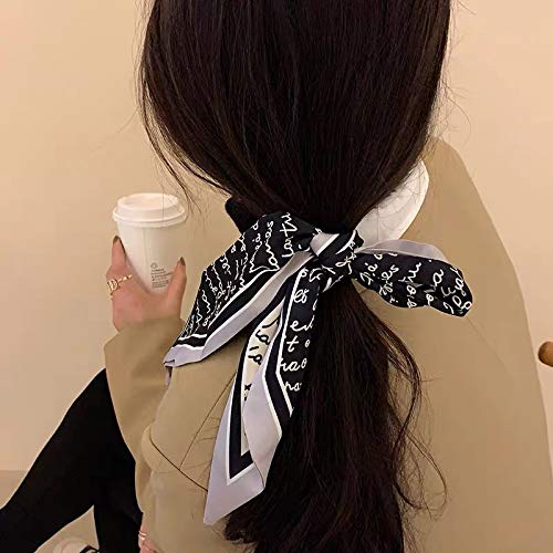 Scarf Headband Ribbon Silk Scarf 4 Pack Purse Scarf For Handbags Purse Handle Ribbon Scarf Neckerchief Scarf For Women Scarf For Bags #TOP5