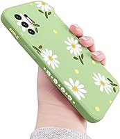 Vista 11 de Funda para Galaxy Note 10 Plus, diseño de margaritas, protección de lente de cámara, a prueba de golpes, TPU parachoques de silicona líquida, fundas